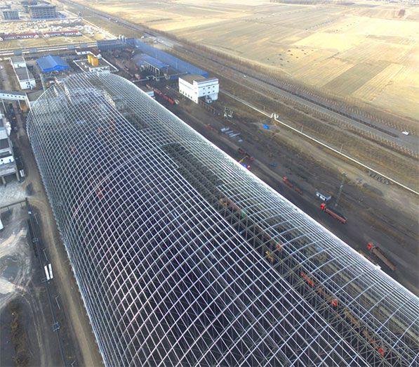 Jinshan Thermal Power Plant Coal Yard Fully Enclosed Renovation Project of Mengneng Group