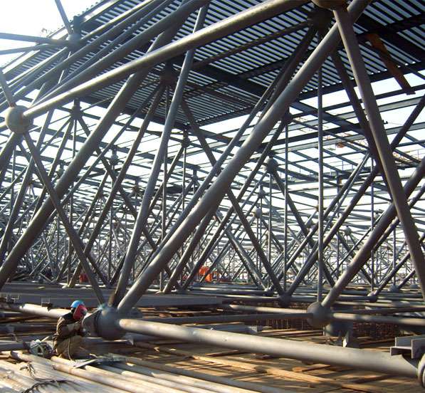 Nanjing South Railway Station Steel Structure Space Frame Project