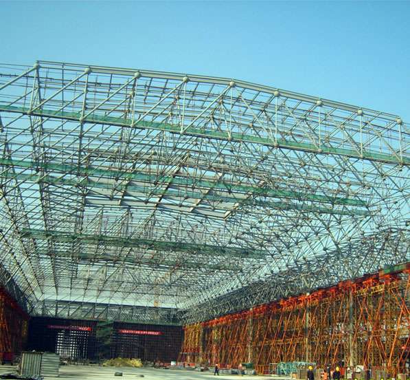 Nanjing South Railway Station Steel Structure Space Frame Project