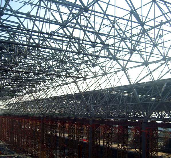 Nanjing South Railway Station Steel Structure Space Frame Project
