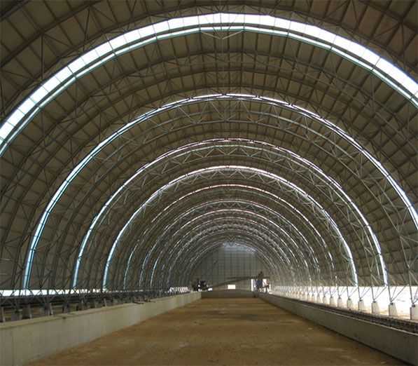 Saudi RCC Stack Shed Space Frame Project