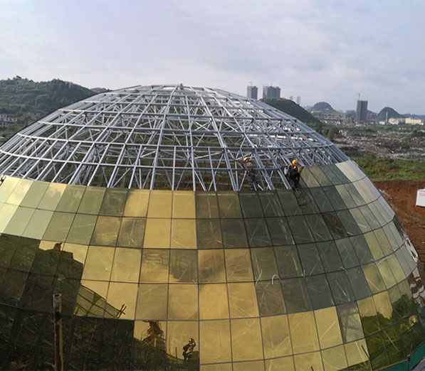 Space Frame Multifunctional Activity Hall Project At Desheng Xincheng Complex Building