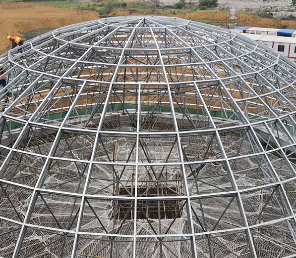 Space Frame Multifunctional Activity Hall Project At Desheng Xincheng Complex Building