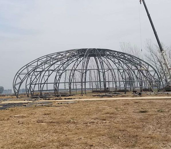 Steel Trusses in Jining Jinxiang Exhibition Hall