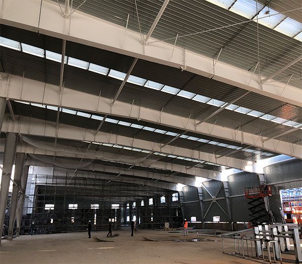 Light Steel Structure Warehouse Building Construction