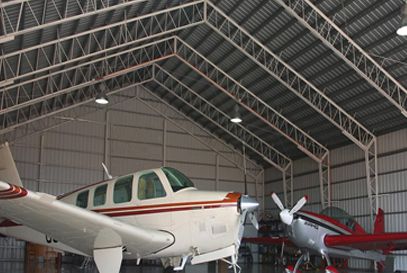 airplane hangar