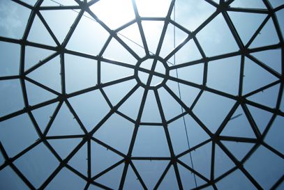 glass dome skylight
