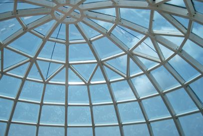 glass dome structure