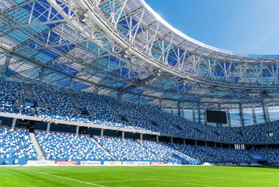 light steel truss structure stadium canopy