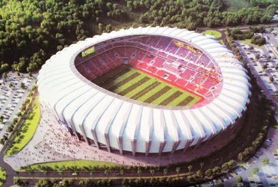 light steel structure stadium roof