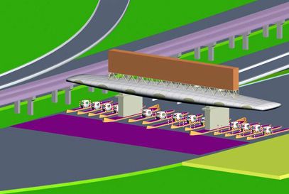 toll station steel structure