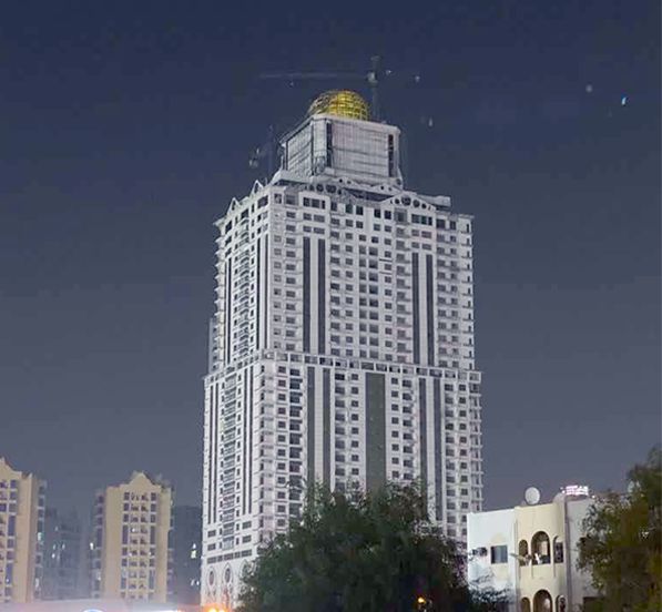 Glass Dome Roof Steel Structure Building Of Dubai’s Clock Tower