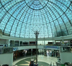 Space Frame Dome Roof Structure Shopping Mall In Dammam