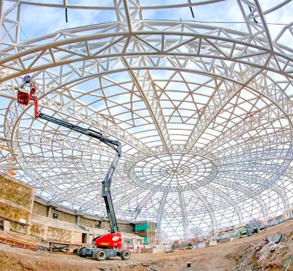 Steel Structure Truss Project Of Shizuishan Swimming Pool