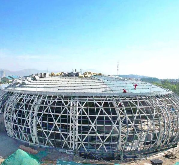 Steel Structure Truss Project Of Shizuishan Swimming Pool