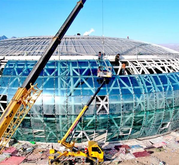 Steel Structure Truss Project Of Shizuishan Swimming Pool