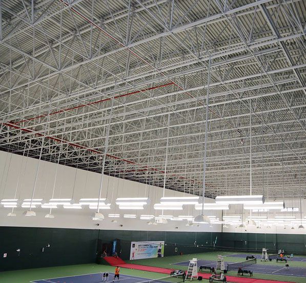 Sport Tennis Centre Steel Structure Space Frame Stadium Roof Project Construction