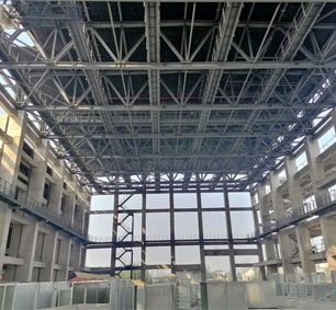 Prefab Structural Steel Shed Roof Truss Design For Cultural Tourism Photography Warehouse