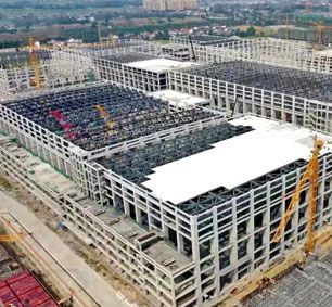 Prefab Structural Steel Shed Roof Truss Design For Cultural Tourism Photography Warehouse
