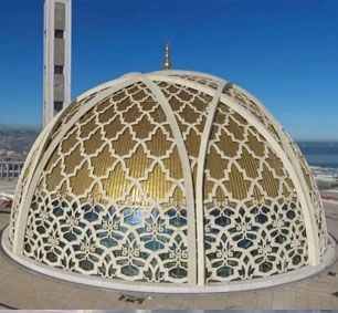 Prefabricated Steel Structure Mosque Dome Roof Design