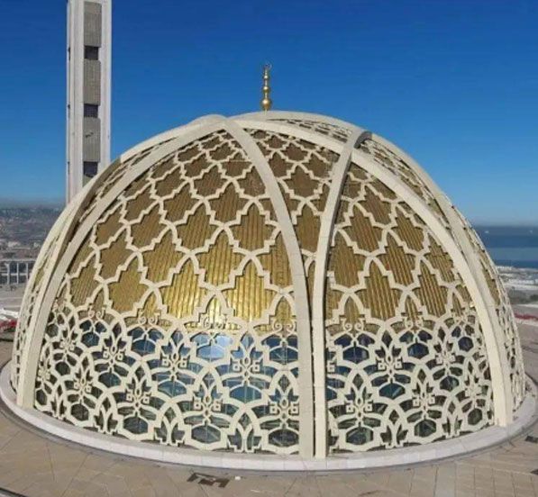 Prefabricated Steel Structure Mosque Dome Roof Design