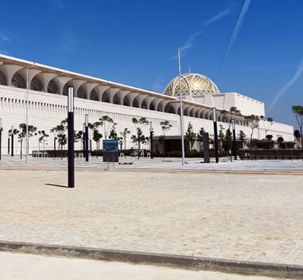 Prefabricated Steel Structure Mosque Dome Roof Design