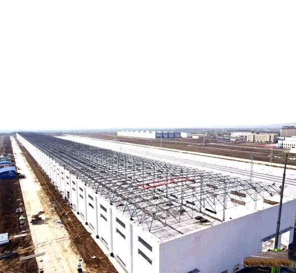 Closed Coal Storage Yard of A Bulk Coal Distribution Center in Railway Logistics Park